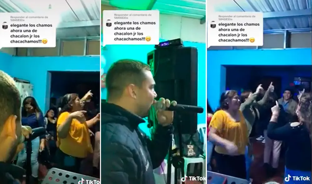 Miles de usuarios han quedado cautivados con esta escena. Foto: composición LR/captura de TikTok/@orquestaritmocolorysabor