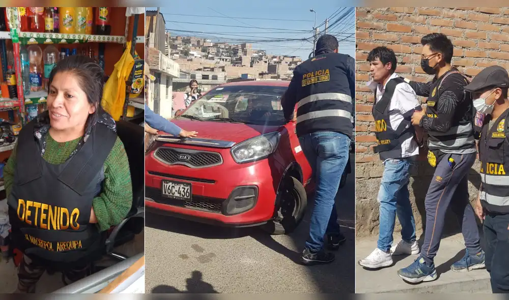 Yaneth Mamani y Percy Chilque, serían parte de la banda delincuencial Los Buitres de Paucarpata. Foto: Alexis Choque/URPI Yaneth Mamani y Percy Chilque, serían parte de la banda delincuencial Los Buitres de Paucarpata. Foto: Alexis Choque/URPI