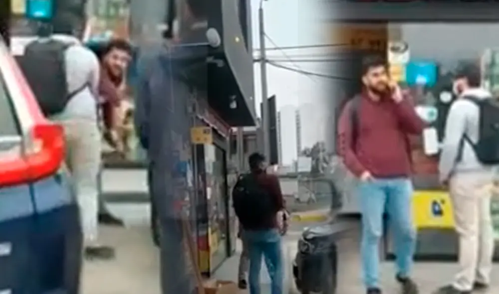 Agresor responde al nombre de Gabriel Daniel Briceño Farfán. Foto: composición La República / captura de ATV Noticias