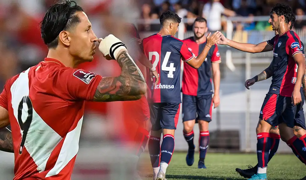 Gianluca Lapadula tiene contrato con su nuevo club hasta el 2025. Foto: composición EFE/Cagliari Calcio