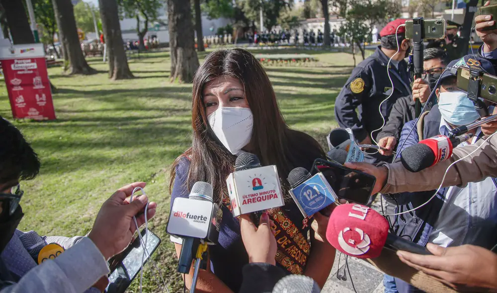 Gobernadora Kimmerlee Gutiérrez mantiene a gerente de Educación a pesar de la decisión del Consejo Regional. Foto: Alexis Choque/URPI-GLR