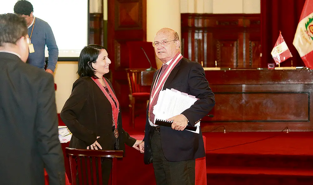 Anticorrupción. Fiscales supremos Jesús Fernández y Fany Quispe se habían convertido en el terror de jueces y fiscales corruptos. Nuevos fiscales los reemplazarán. Foto: difusión