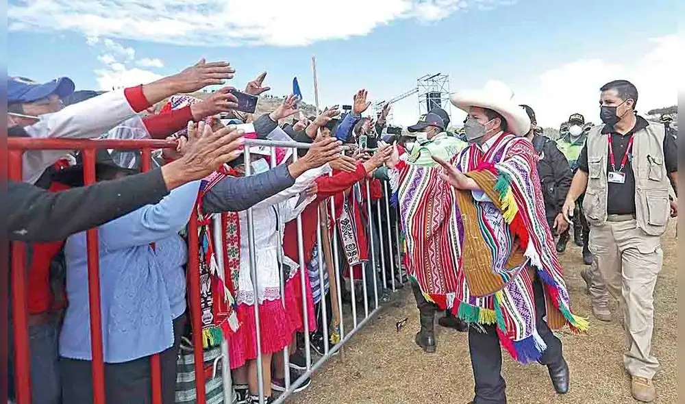 Bastión. Castillo obtuvo el 83.6% en segunda vuelta en Cusco. Foto: La República/Archivo Bastión. Castillo obtuvo el 83.6% en segunda vuelta en Cusco. Foto: La República/Archivo
