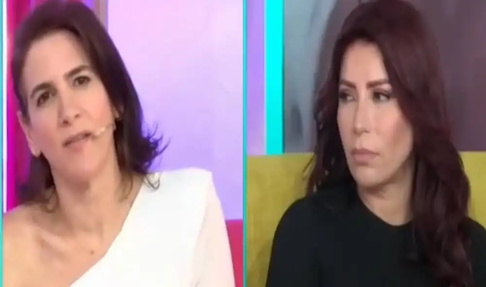 Gigi Mitre y Milena Zárate discreparon y discutieron durante entrevista en "Amor y fuego". Foto: Willax Gigi Mitre y Milena Zárate discreparon y discutieron durante entrevista en "Amor y fuego". Foto: Willax