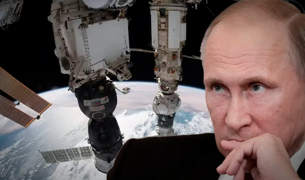 Rusia se ha visto afectada en su carrera espacial debido a las sanciones de la Guerra con Ucrania y el desarrollo tecnológico de Space X. Foto: Composición/LR/EFE/NASA