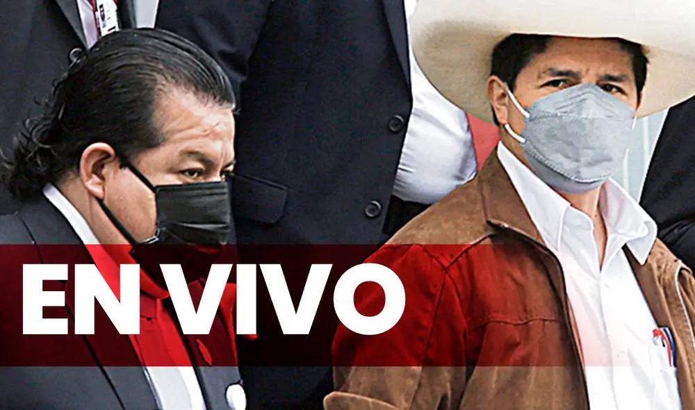 Citas. Bruno Pacheco y Pedro Castillo se reunieron en Palacio con Karelim López. Foto: difusión