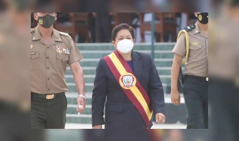 Luisa Verona realizó una conferencia en junio de 2022, en la sede de la Prefectura. Foto: La República