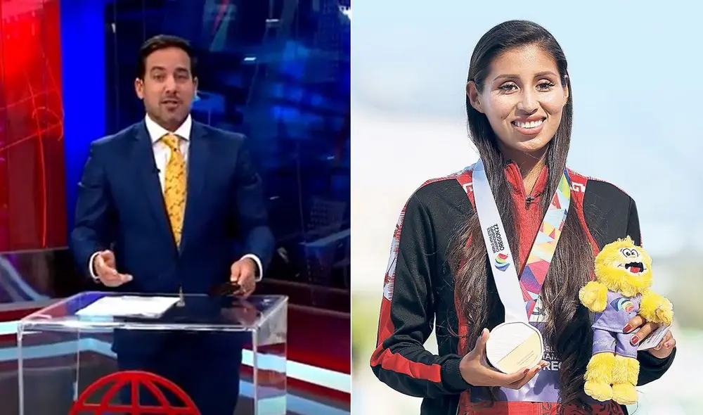 Oscar del Portal y Kimberly García. Foto: Composición/América TV/IPD