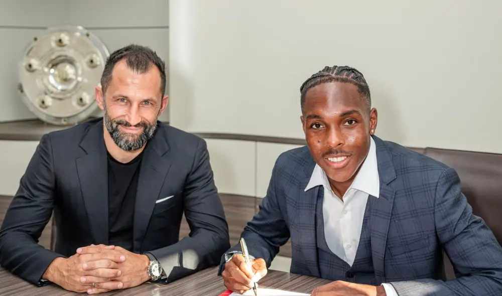 Mathys Tel usará el dorsal '39' en la Bundesliga. Foto: Bayern Múnich/Twitter Mathys Tel usará el dorsal '39' en la Bundesliga. Foto: Bayern Múnich/Twitter