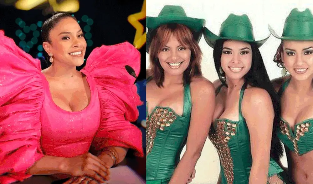 La conductora de TV empezó su carrera como bailarina y cantante. Foto: composición LR/Instagram