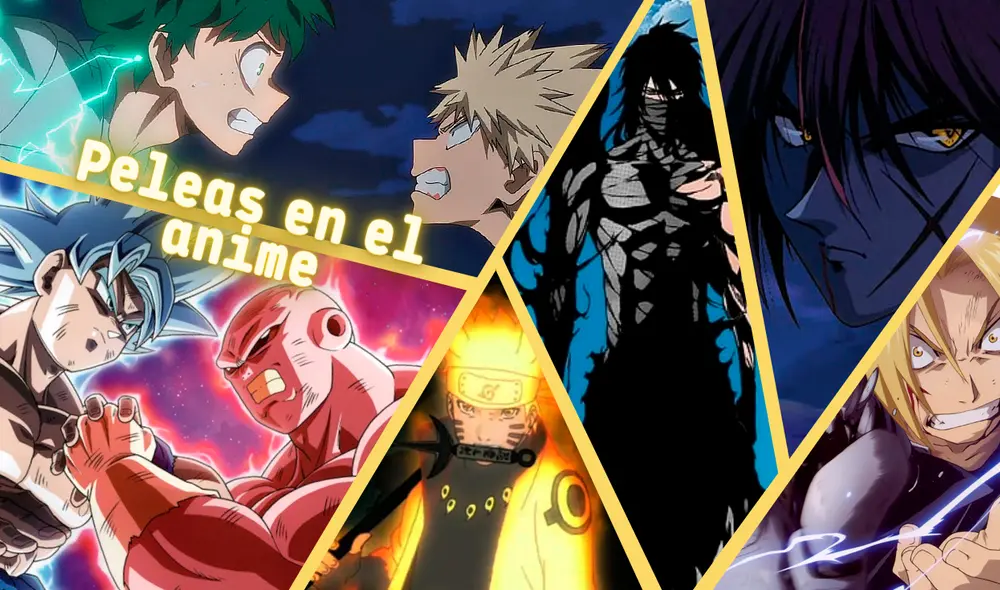 Conoce qué peleas anime se encuentran entre las mejores. Foto: Composición/LR