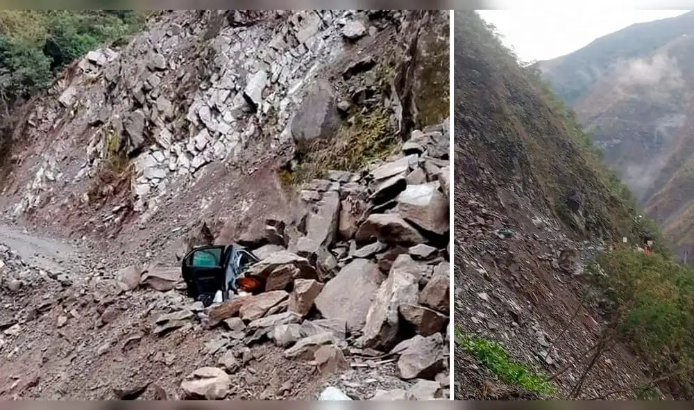 Autoridades verificaron que no había ocupantes en el lugar donde se produjo el hecho. Foto: PNP