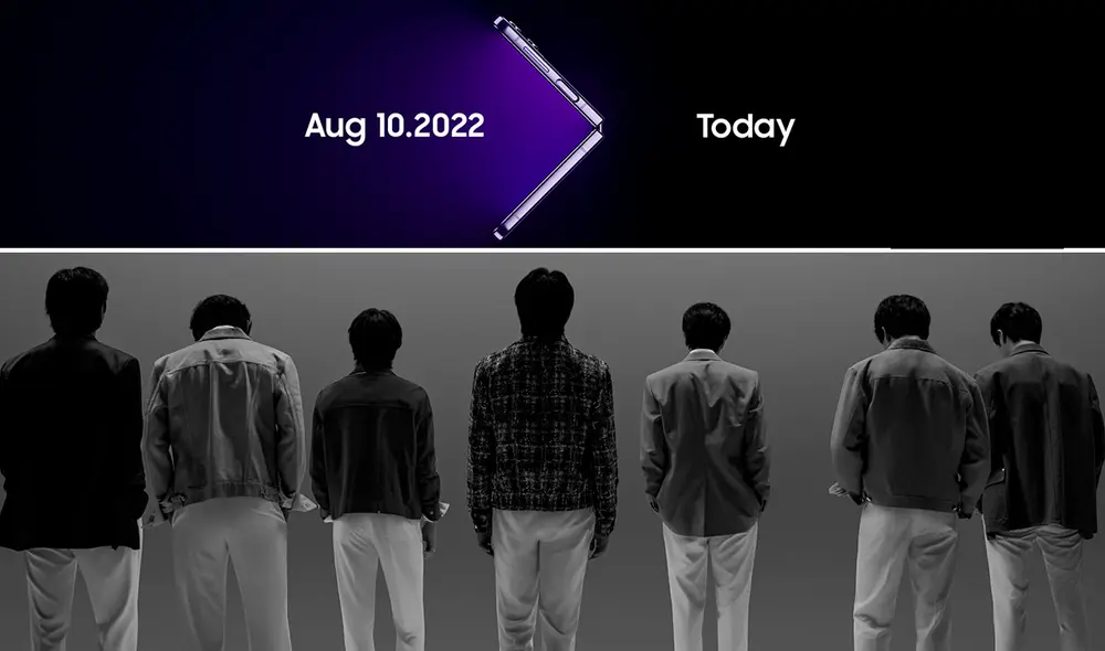 BTS participará en evento Galaxy Unpacked 2022. Foto: Samsung