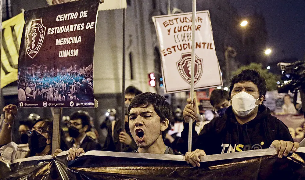 Activos. Estudiantes ratificaron que marcha en contra del Congreso será este 6 de agosto. Foto: difusión Activos. Estudiantes ratificaron que marcha en contra del Congreso será este 6 de agosto. Foto: difusión