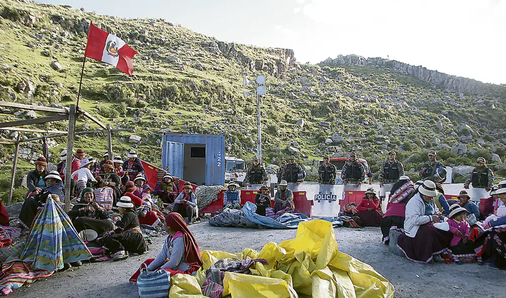 Protesta. Comunidades dan plazo hasta el 1° de agosto. Foto: difusión Protesta. Comunidades dan plazo hasta el 1° de agosto. Foto: difusión