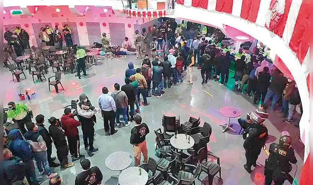 Policía y Fiscalía intervinieron local del prostíbulo Lady Scort en 2022. Foto: La República