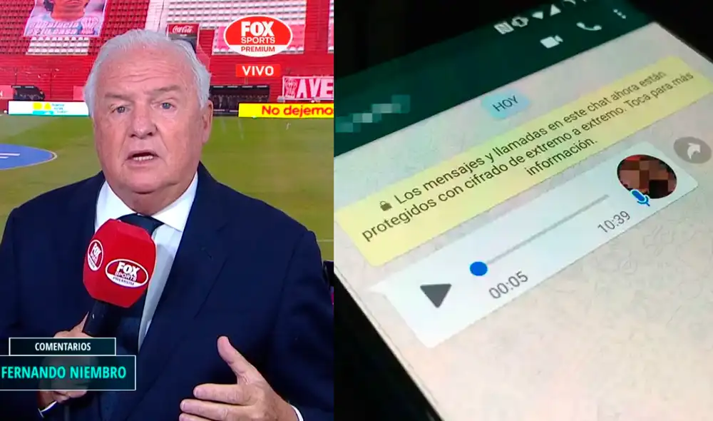 Además de Fernando Niembro, existen otras voces que puedes usar en tus audios de WhatsApp. Foto: Omicrono / Tribuna Deportiva