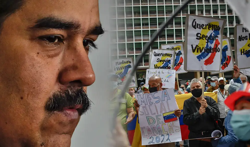 Durante el mismo período en 2021, la economía registró una contracción del 28%. Foto: composición LR / AFP