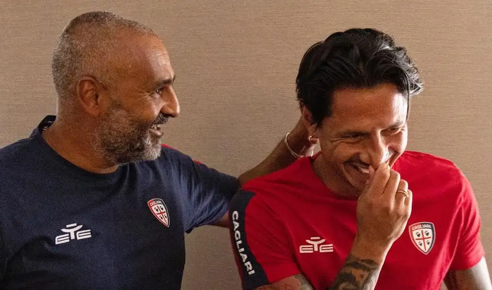 Lapadula lleva 156 goles con clubes italianos. Foto: Cagliari/Twitter