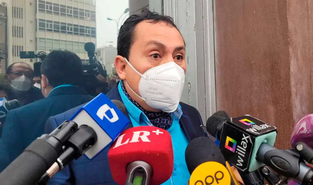 Yalán llegó a la Fiscalía. Foto: Jessica Merino / URPI-LR