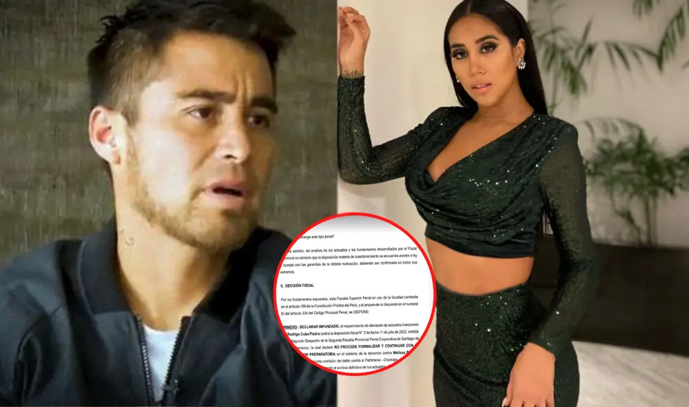 Melissa Paredes informa en Instagram que demanda de Rodrigo Cuba en su contra fue archivada. Foto: composición LR / Instagram / melissaparedes/ ATV