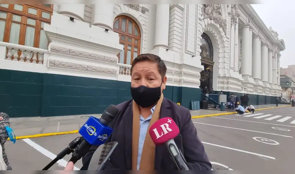Guido Bellido se refirió sobre una posible presentación de moción de vacancia contra Pedro Castillo. Foto: Omar Coca / URPI-LR
