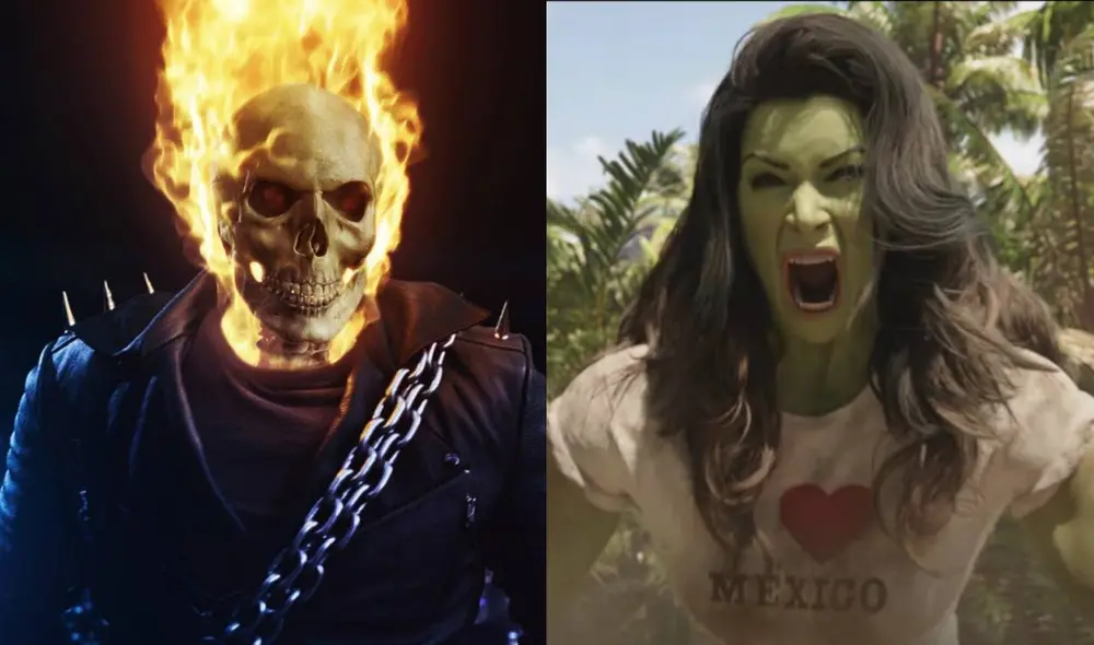 Un nuevo avance de "She-Hulk" revela a Wong peleando contra un personaje misterioso mientras que aparece un cuadro de Johny Blaze, alias Ghost Rider. Foto: composición/ captura de Marvel Entertainment/Sony Pictures
