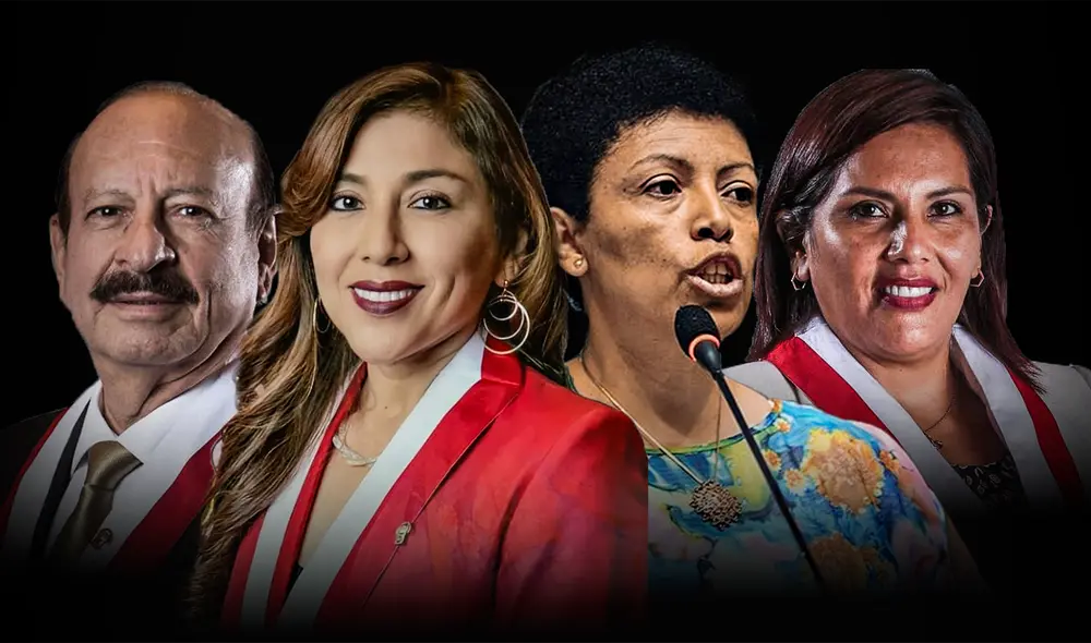 Miembros de la Mesa Directiva del Congreso. Composición: Fabrizio Oviedo