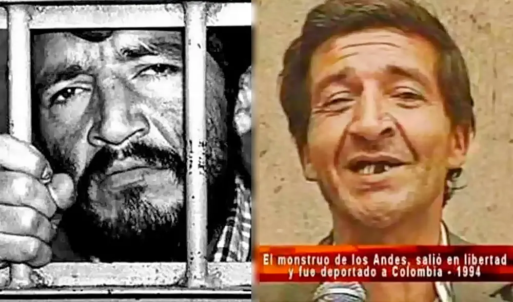 El 'Monstruo de los Andes' asesinó a más de 300 niñas y jóvenes en Perú, Chile y Ecuador. Su paradero actual es desconocido. Foto: composición LR/AP/Captura Gamavisión