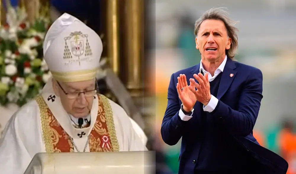 El 'Tigre' fue nombrado por el Monseñor Carlos Castillo Mattasoglio en la misa por Fiestas Patrias 2022. Foto: captura TV Perú/selección peruana El 'Tigre' fue nombrado por el Monseñor Carlos Castillo Mattasoglio en la misa por Fiestas Patrias 2022. Foto: captura TV Perú/selección peruana