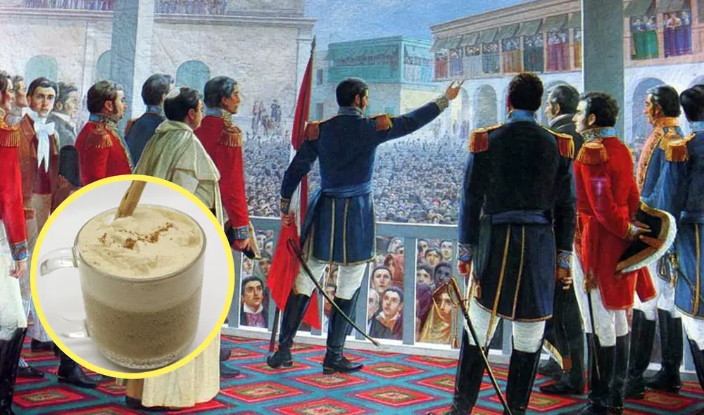 La tradición del ponche de los libertadores data desde el 28 de julio del 1821. Foto: composición LR/Juan Lepiani/Andina