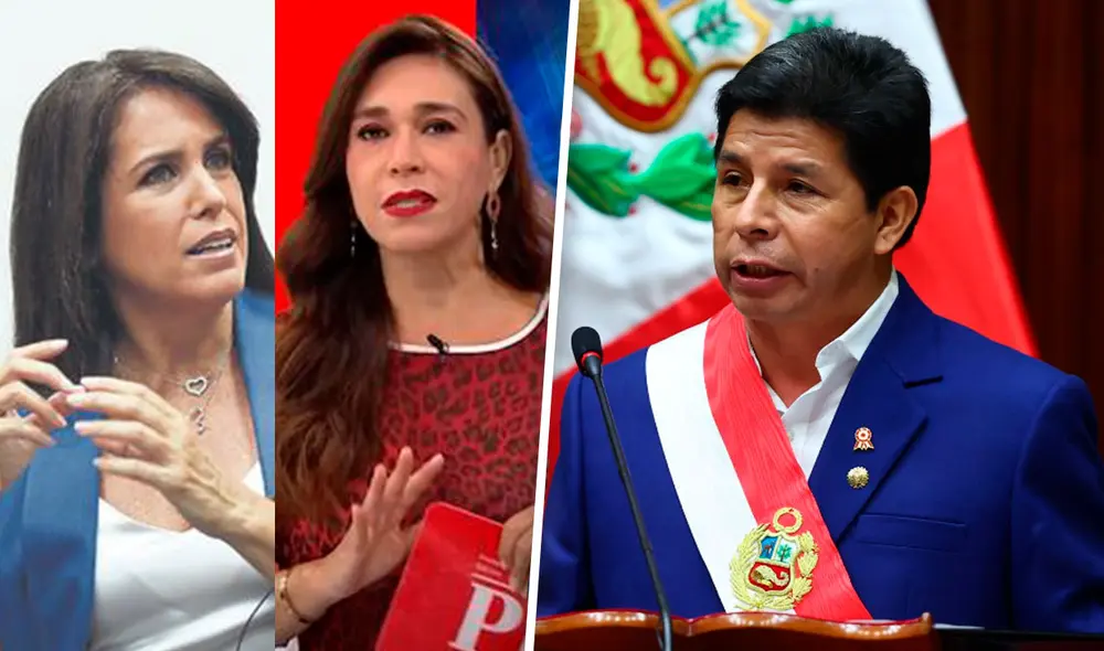 Periodistas responden a Pedro Castillo. Foto: composición/captura/América TV/Andina