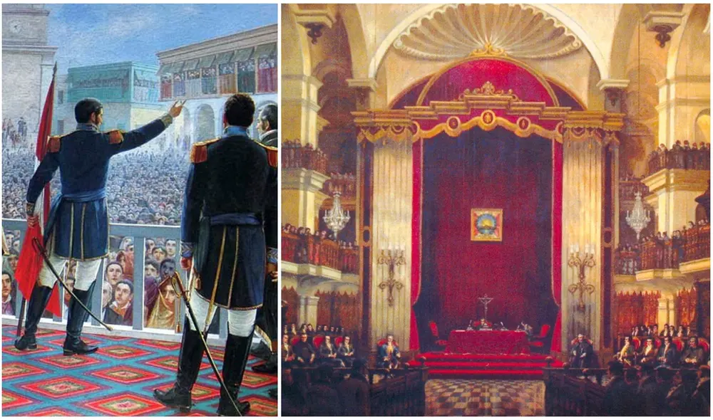José de San Martín asumió las riendas del país tras proclamar la independencia. Foto: composición LR/UNMSM