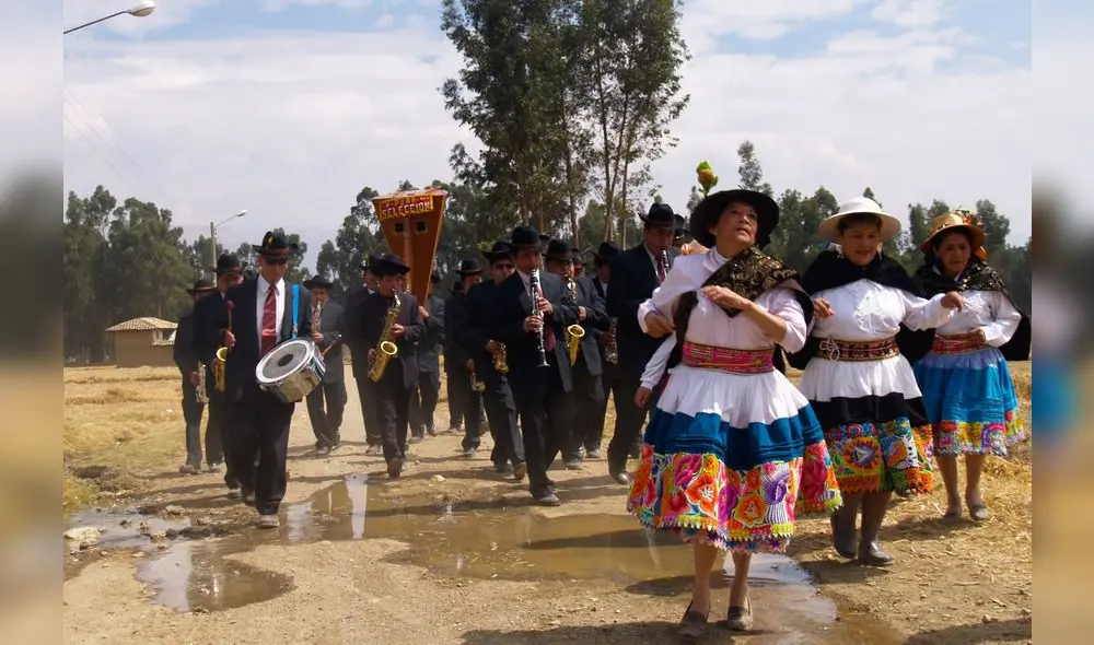 La Fiesta de Santiago o Taita Shanti se celebra como una ofrenda a Wamani, dueño de las cosechas y del ganado. Foto: Andina