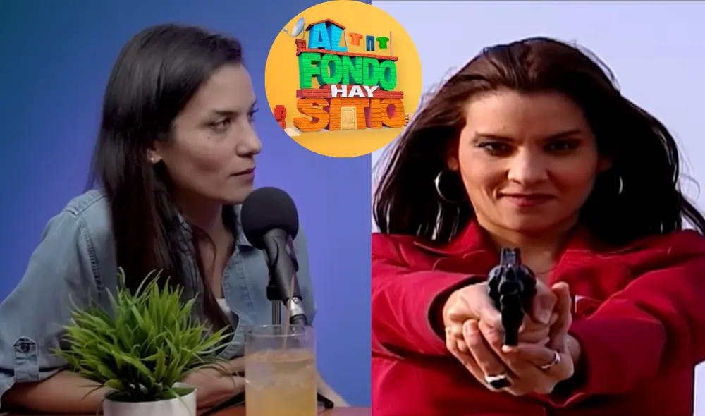 La actriz Úrsula Boza interpretó a la recordada 'Mirada de tiburón' en "Al fondo hay sitio". Foto: captura del podcast "Por algo pasan las cosas", captura de América TV