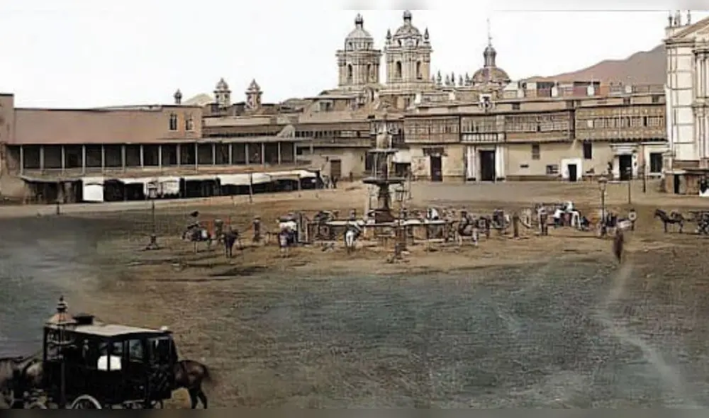 La plaza Mayor existe desde el primer día de fundación de la ciudad de Lima, el 18 de enero de 1535. Foto: Lima Histórica