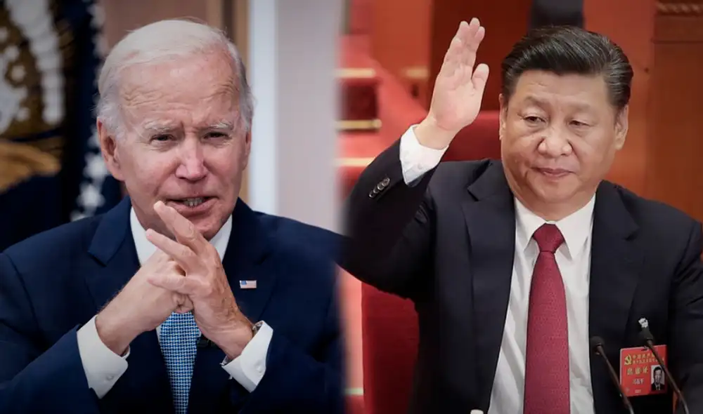 Xi Jinping reclamó a Joe Biden acatar el principio de "una sola China". Mandatario evitó referirse a la posible visita de Nancy Pelosi a Taiwán. Foto: composición LR/AFP/EFE Xi Jinping reclamó a Joe Biden acatar el principio de "una sola China". Mandatario evitó referirse a la posible visita de Nancy Pelosi a Taiwán. Foto: composición LR/AFP/EFE
