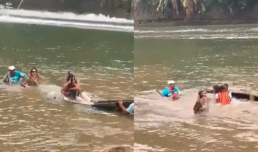 La escena sorprendió a cientos de usuarios. Foto: composición LR/captura de TikTok/@NotiViralesEc