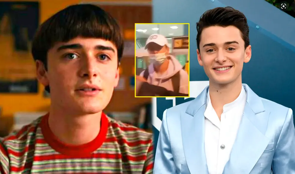 Noah Schnapp ya está en Perú. Foto: composición / La República / AFP