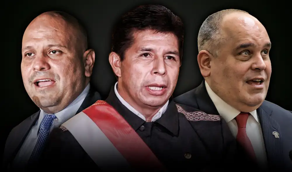 Alejandro Salas señaló que congresista Jorge Morante de Fuerza Popular "le mentó la madre" a Pedro Castillo. Foto: composición de Gerson Cardoso/La República