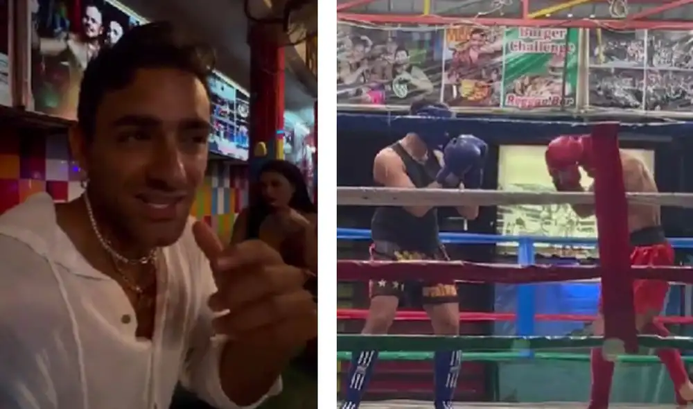 Austin Palao peleó en un bar, en Tailandia. Foto: captura de Instagram/Austin Palao