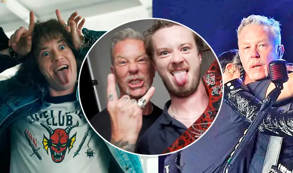 El encuentro con Metallica se dio previo a su concierto en el festival Lollapalooza en Chicago. Foto: composición LR/Netflix