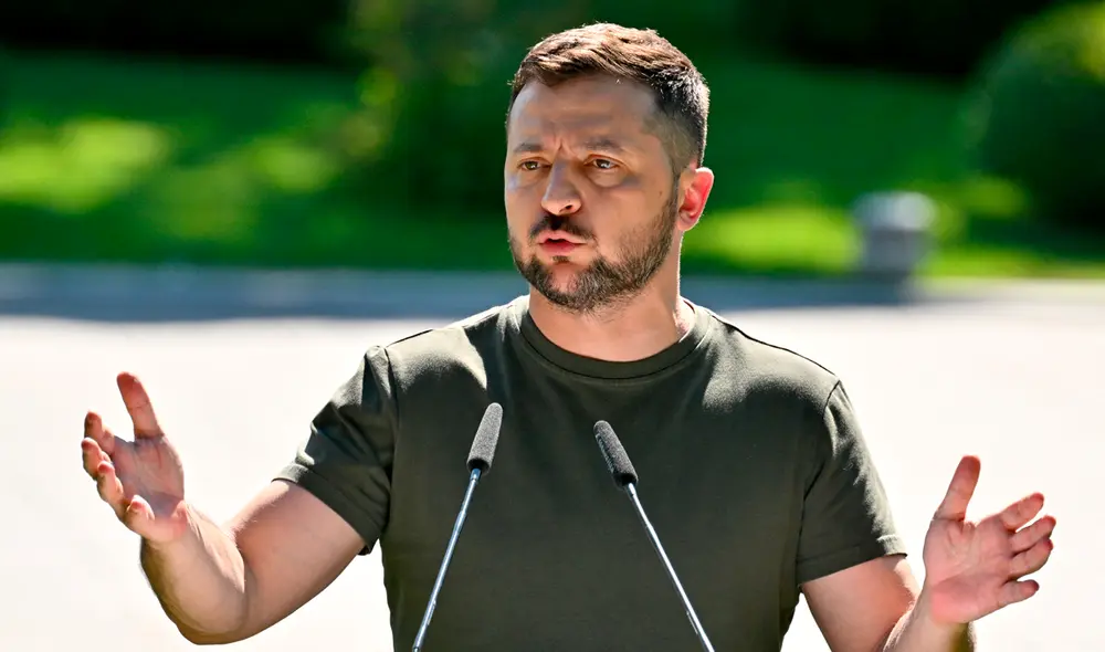 Ucrania, liderado por el presidente Volodimir Zelenski, negó haber atacado la infraestructura civil o a los prisioneros de guerra. Foto: AFP Ucrania, liderado por el presidente Volodimir Zelenski, negó haber atacado la infraestructura civil o a los prisioneros de guerra. Foto: AFP