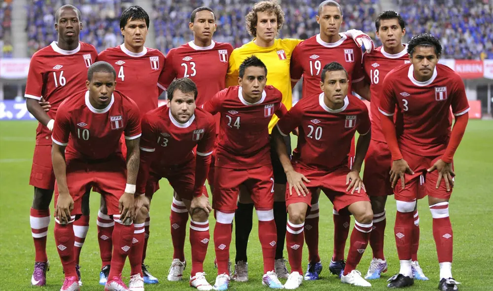 La selección peruana que jugó la Copa Kirin 2011 fue prácticamente la misma que disputó la Copa América de aquel año. Foto: AFP