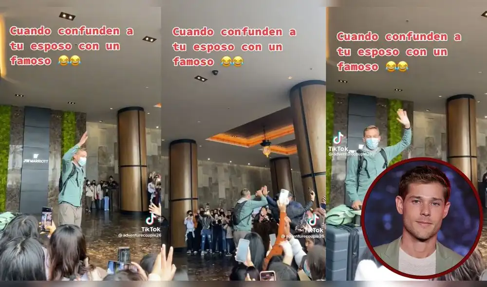 El muchacho se comportó como toda una celebridad. Foto: composición LR/ @adventurecouple26/TikTok