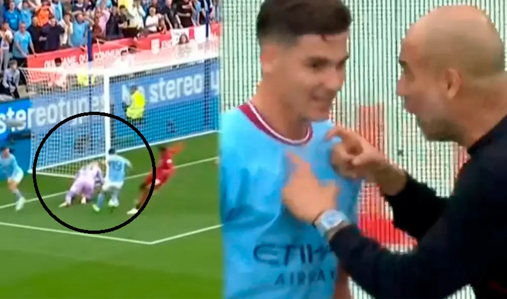 Los ciudadanos empatan en el encuentro en el segundo tiempo. Foto: composición LR/captura ESPN