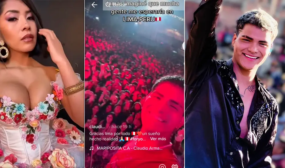 Claudio Armando desató la euforia entre sus seguidoras de Lima. Foto: composición LR/captura de TikTok