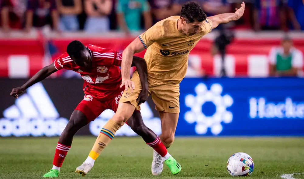 Barcelona se impuso ante New York en un amistoso. Foto: @FCBarcelona_es/Twitter