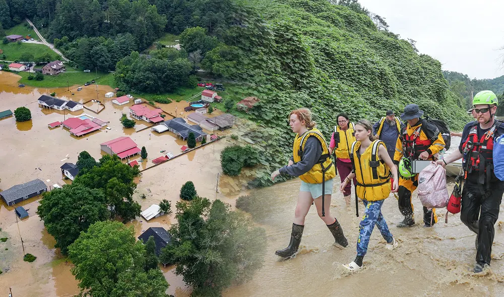 “Me preocupa que encontremos más cuerpos en las próximas semanas”, dijo el gobernador. Foto: composición LR/AFP