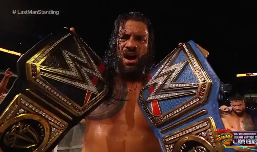 El 'Jefe Tribal' es el campeón máximo de la WWE. Foto: WWE El 'Jefe Tribal' es el campeón máximo de la WWE. Foto: WWE